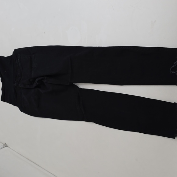 Mother The Looker Ankle Fray Jeans in Guilty As Sin (Maternity) - Picture 8 of 11